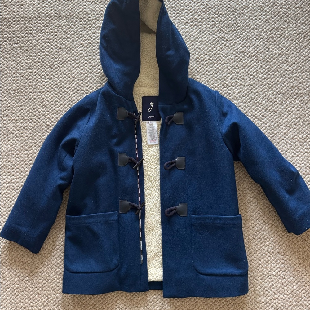 Jacadi Dark Blue Toggle Pea Coat